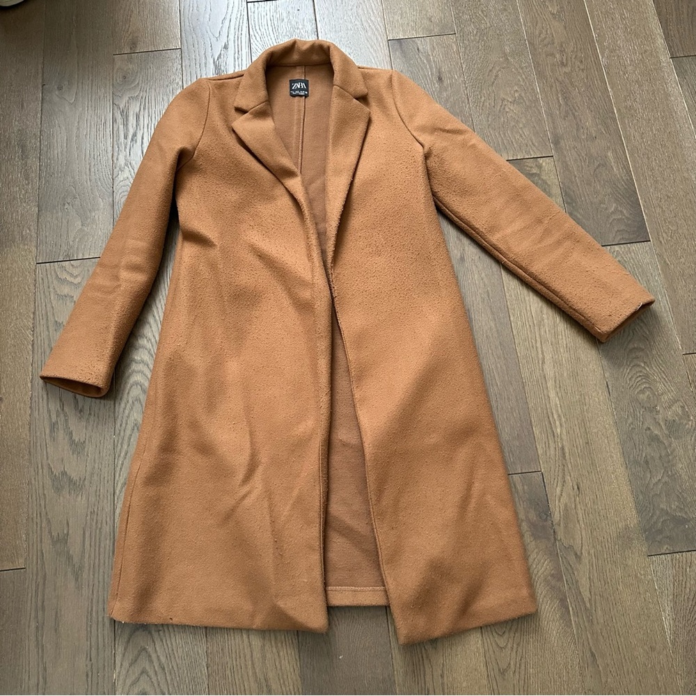 Zara Camel Brown Coat